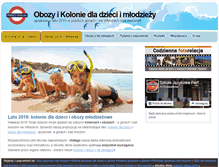 Tablet Screenshot of obozy.perfectenglish.pl